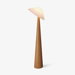Tilt Hat Wooden Floor Lamp -